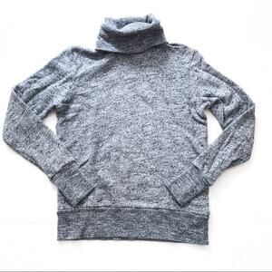 J Crew XXS Cotton Turtleneck Heather Grey Sweater